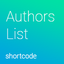 Authors List Icon