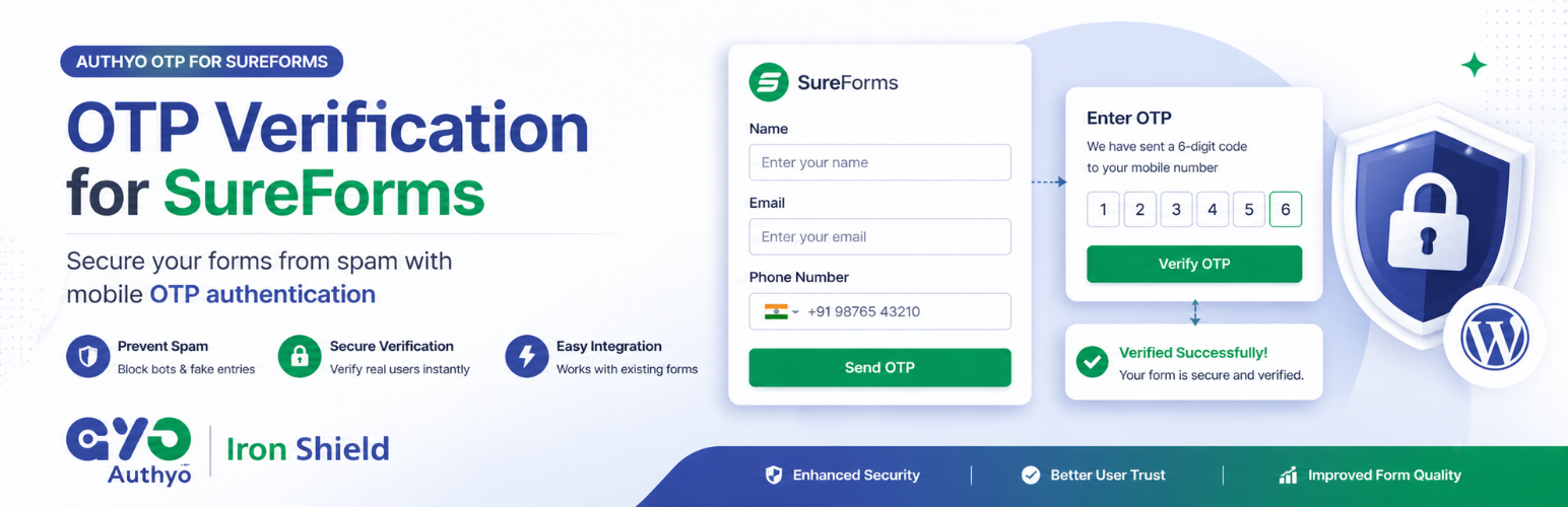 Authyo OTP for SureForms