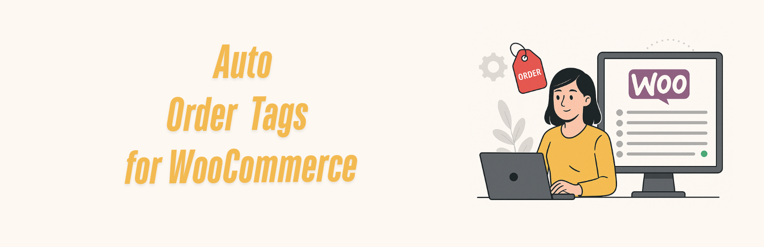 WordPress 外掛 🏷️ Order Tags, Order Label for WooCommerce 的封面圖片。