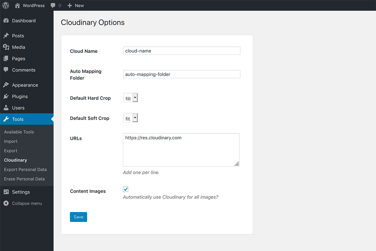 WordPress Options