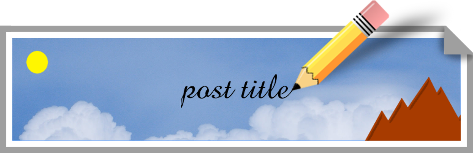 WordPress 外掛 Auto Featured Image from Title 的封面圖片。