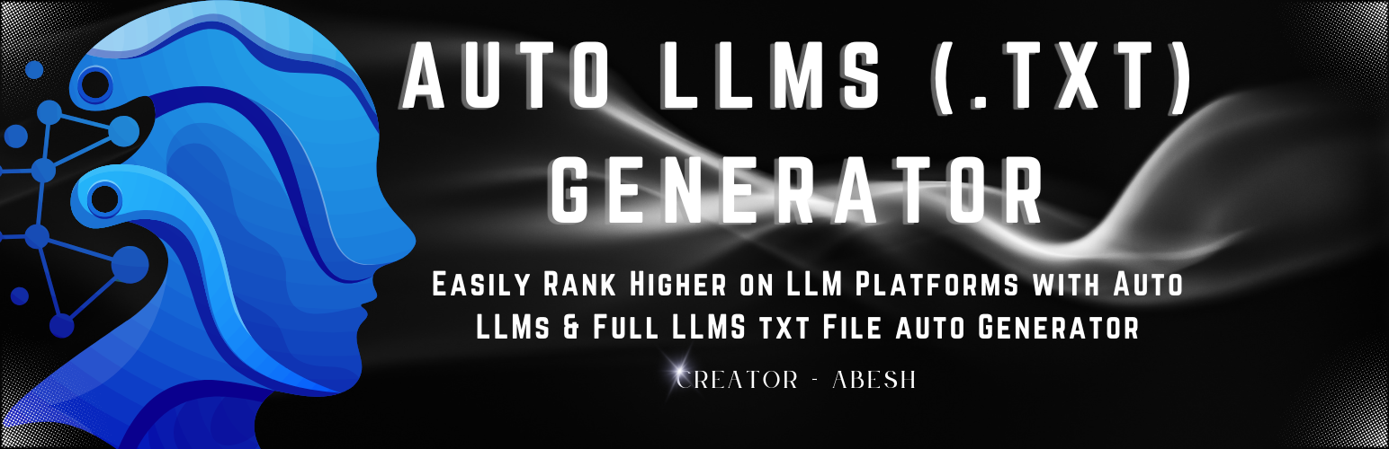 Auto LLMS (.txt) Generator