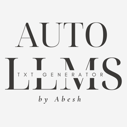 Auto LLMS (.txt) Generator Icon