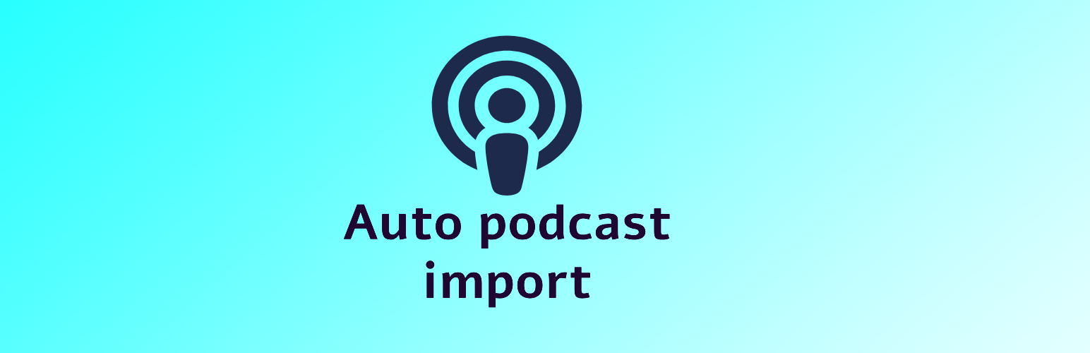 Auto podcast import