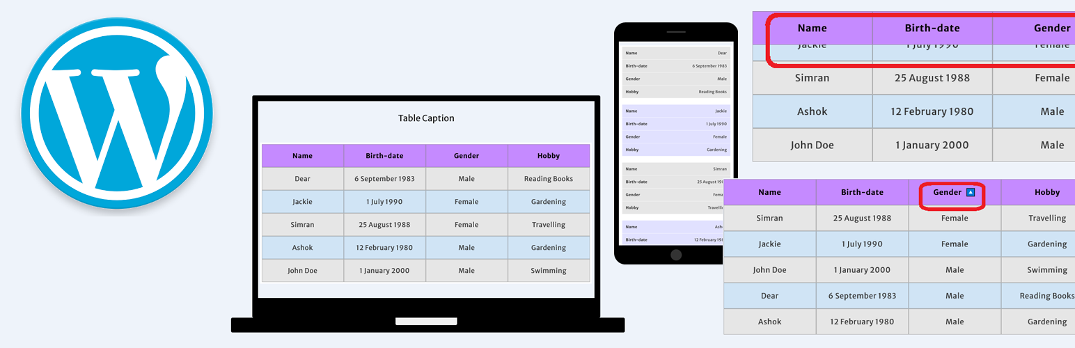 WordPress 外掛 Auto Responsive Table 的封面圖片