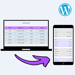 Auto Responsive Table