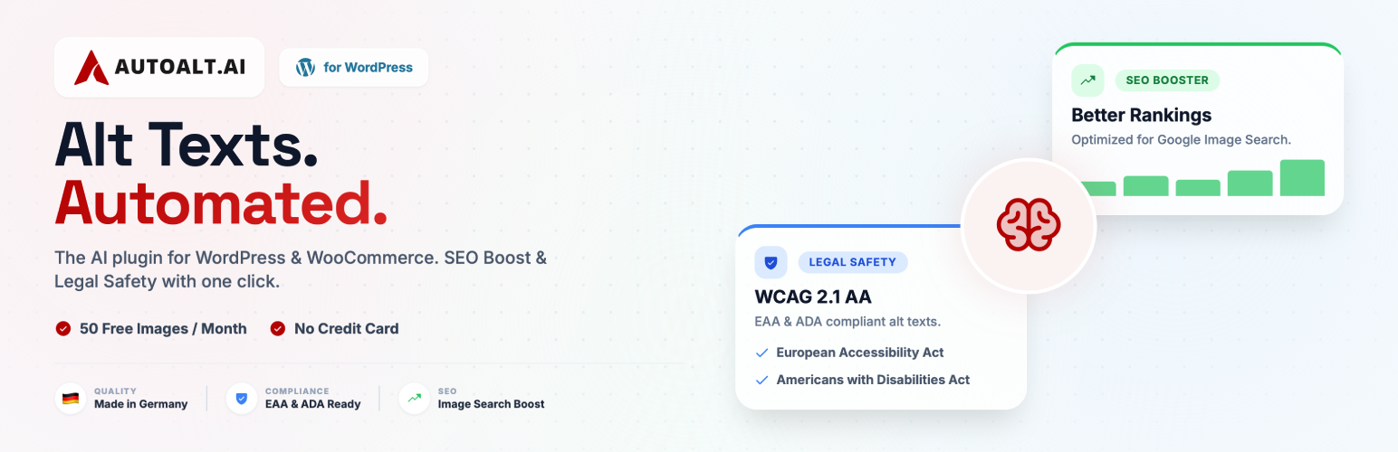 WordPress 外掛 AI Alt Text Generator for SEO & Accessibility | AutoAlt 的封面圖片