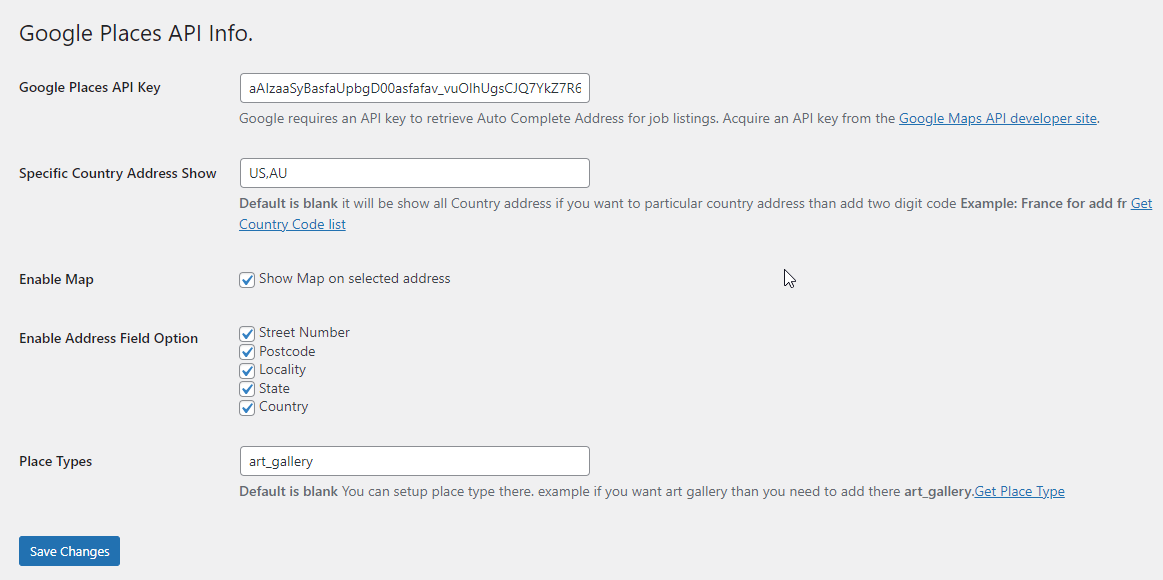 Autocomplete Location field Contact Form 7