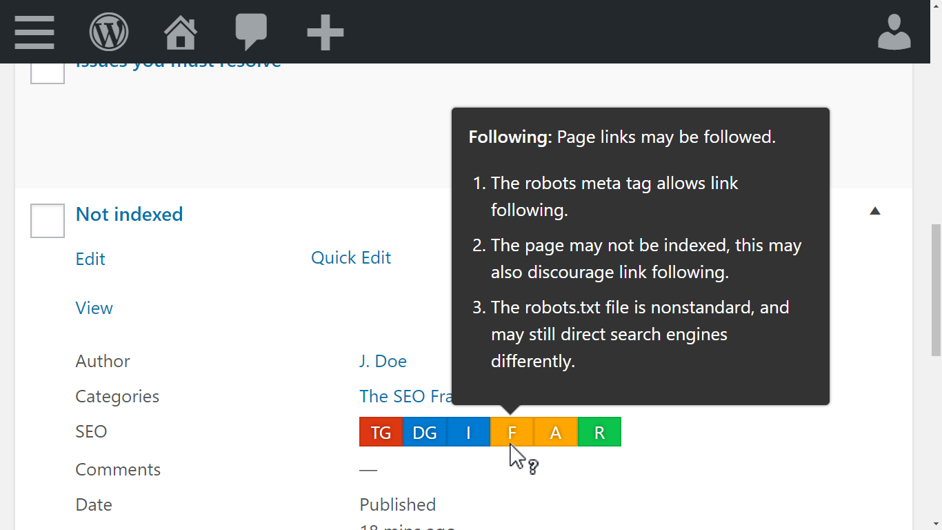 The SEO Framework – Fast, Automated, Effortless. Screenshot