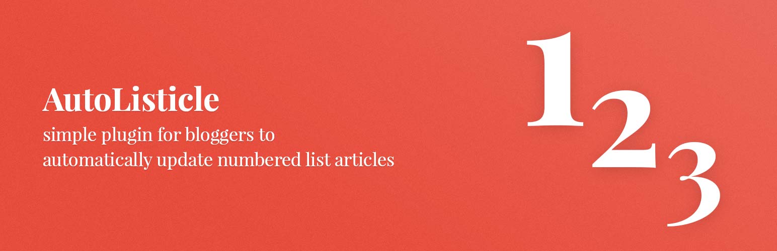 AutoListicle: Automatically Update Numbered List Articles