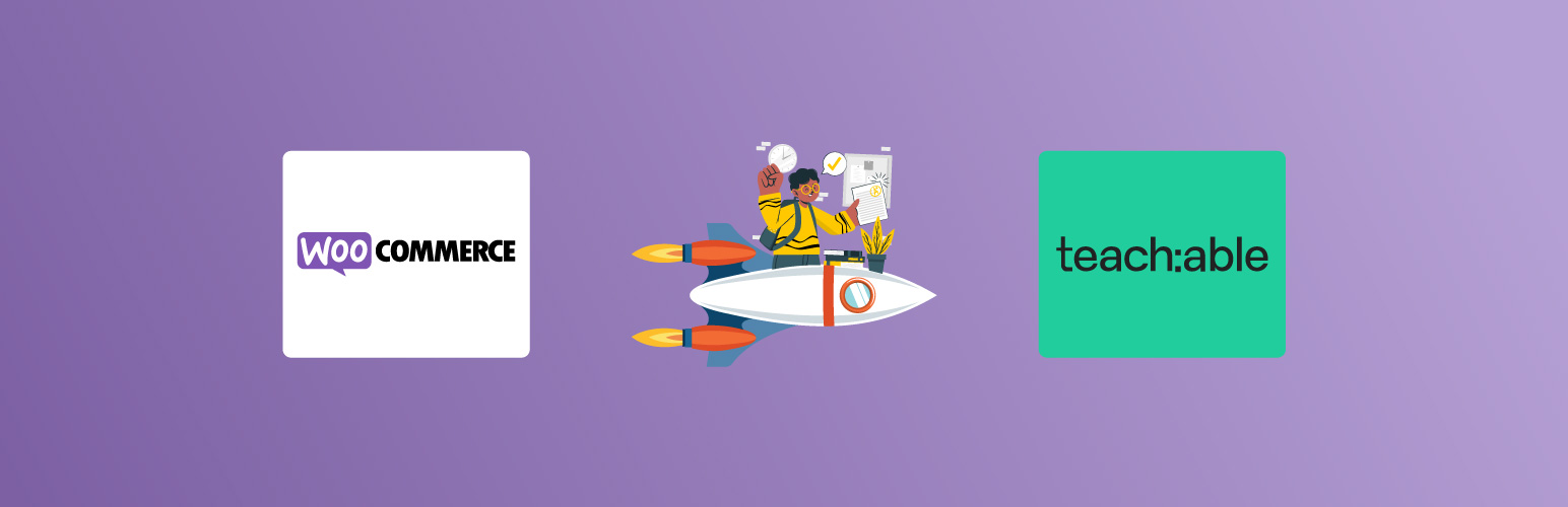 WordPress 外掛 Automatic Teachable Student Enrollment for WooCommerce 的封面圖片。