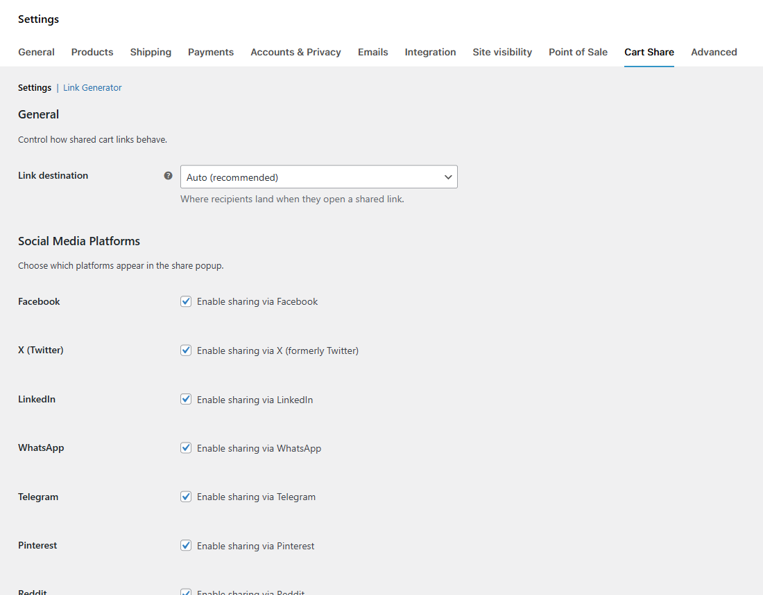 AutoraLab Cart Share for WooCommerce
