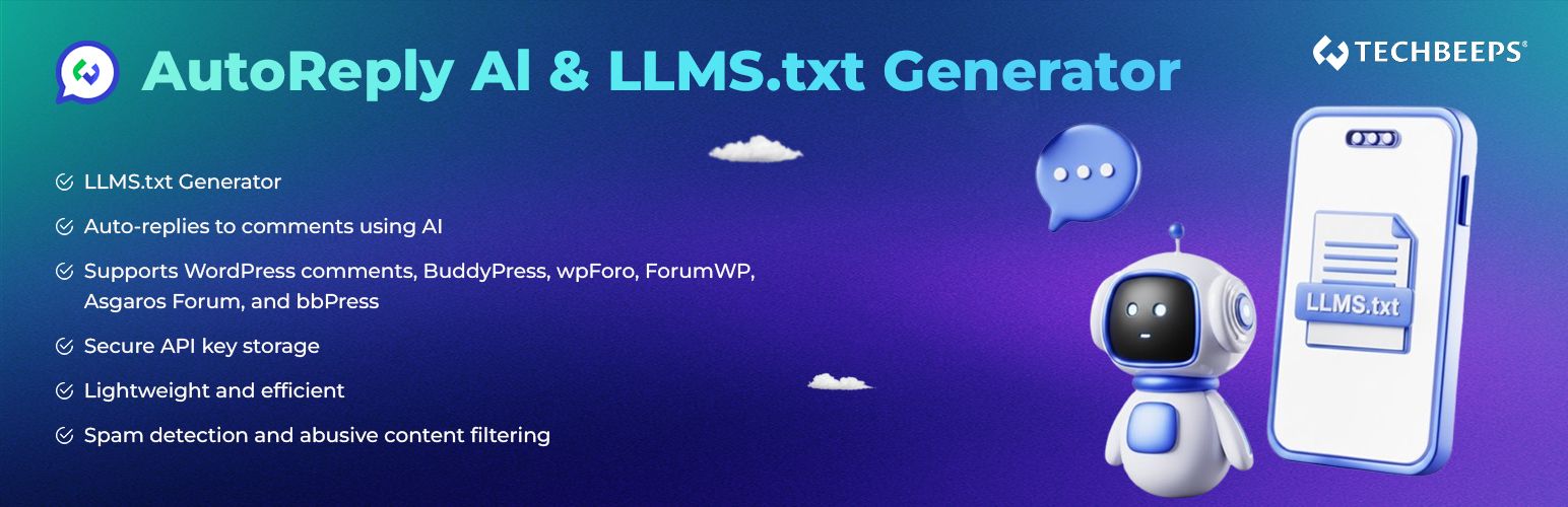 AutoReply AI & LLMS.txt Generator