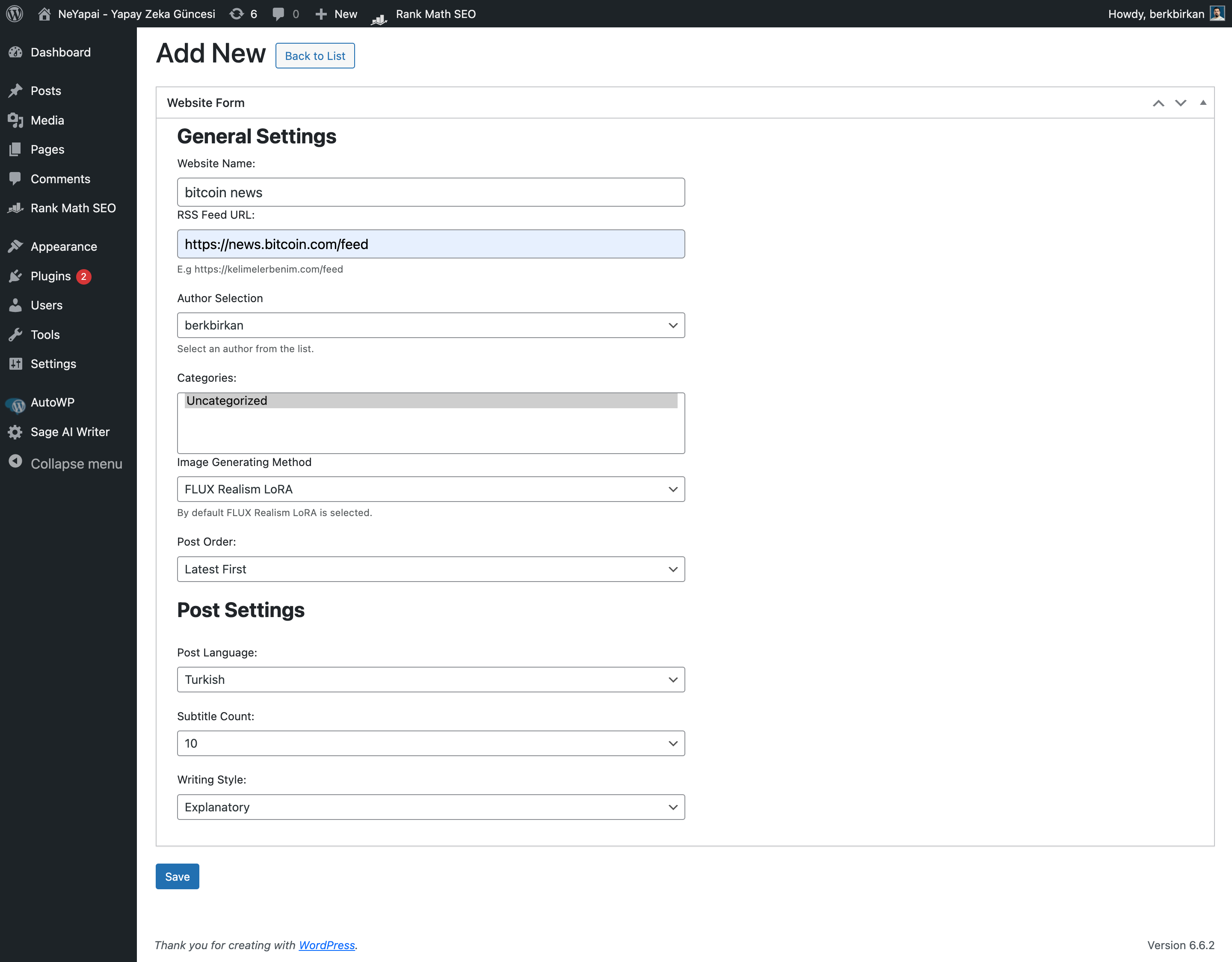 AutoWP – AI Content Writer & Rewriter