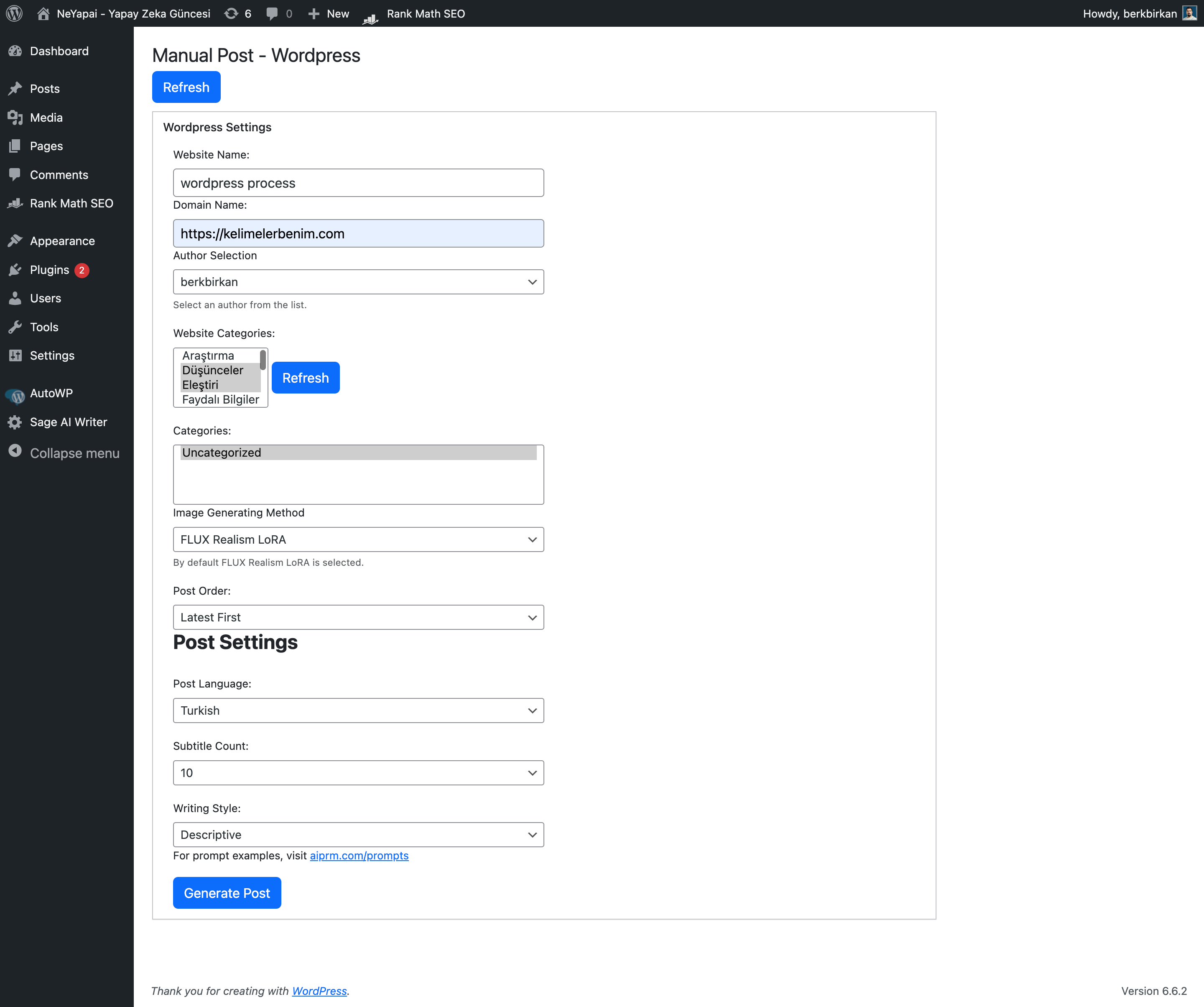 AutoWP – AI Content Writer & Rewriter