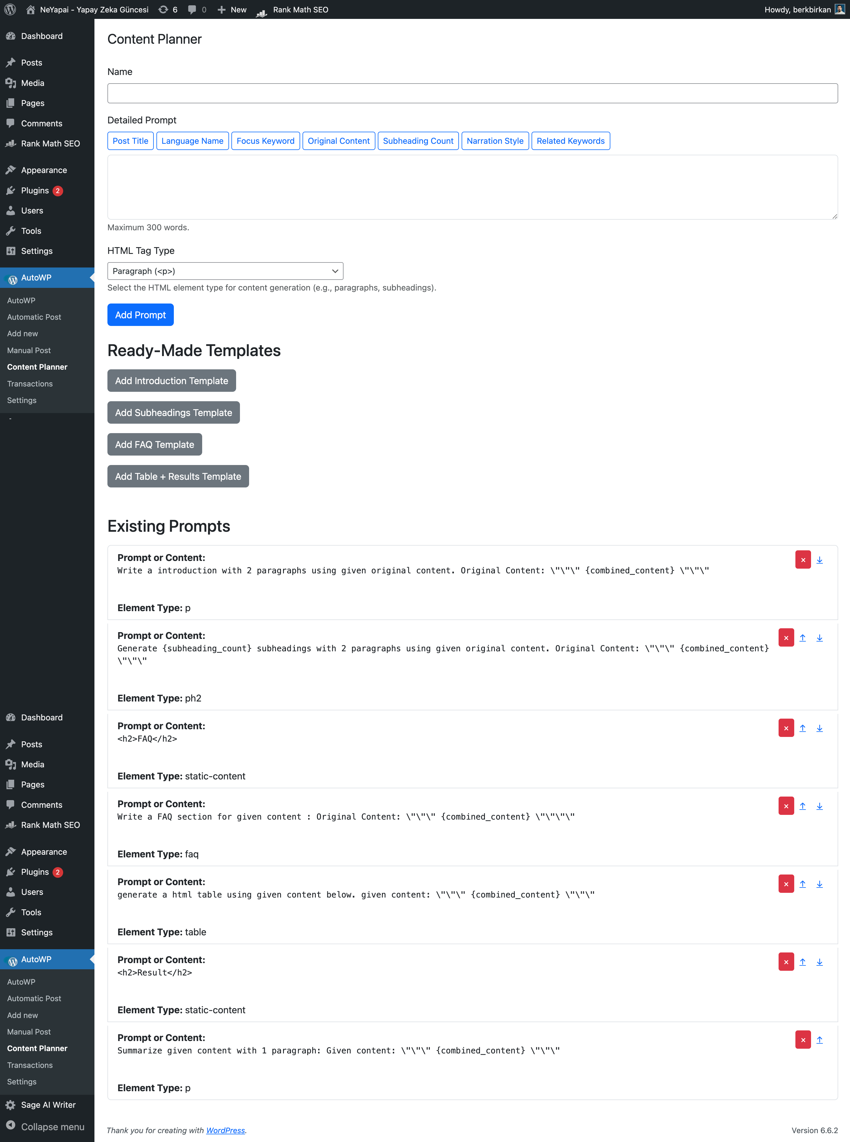 AutoWP – AI Content Writer & Rewriter