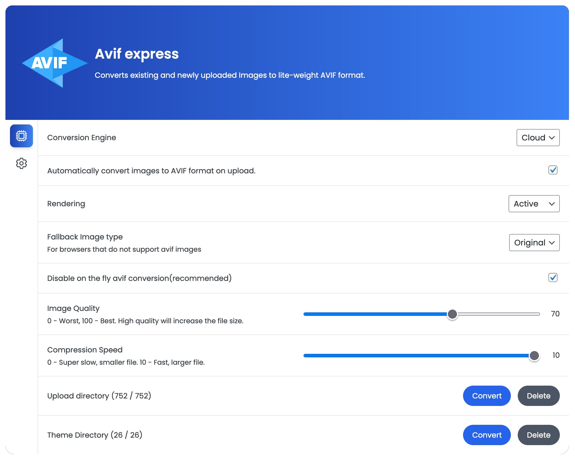 Setting Page