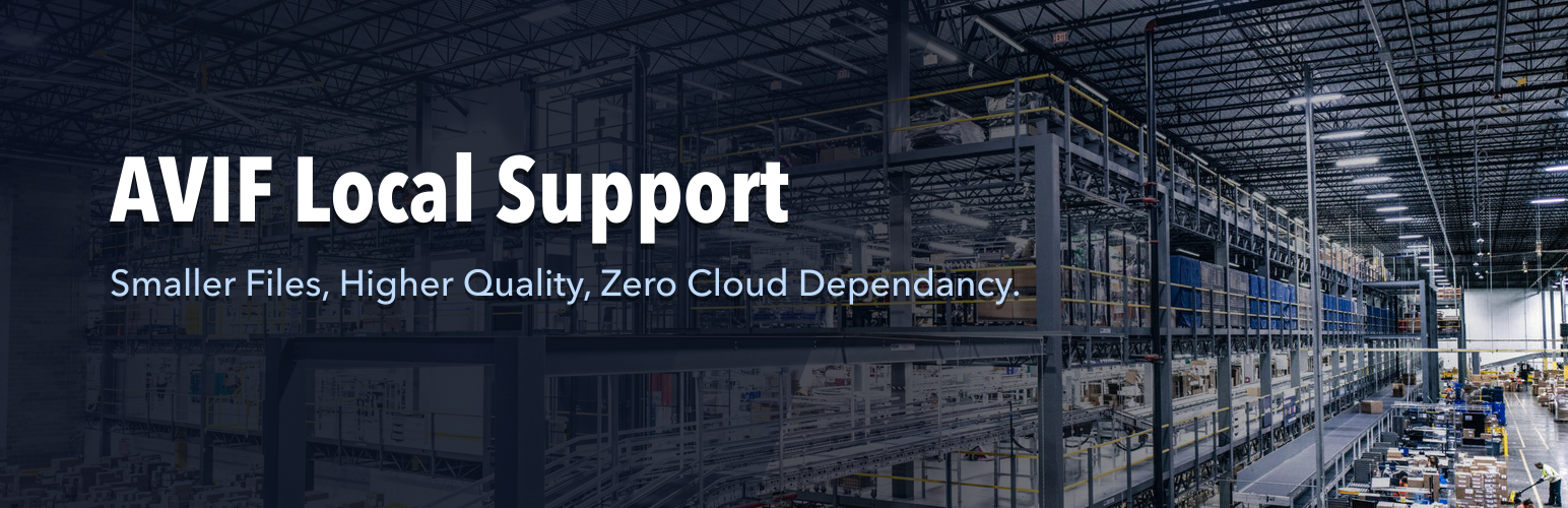 WordPress 外掛 AVIF Local Support 的封面圖片。