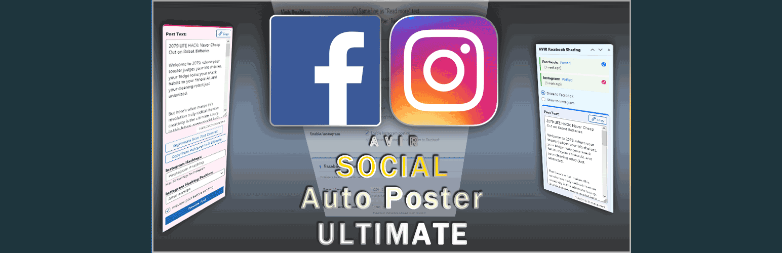 AVIR Social Auto Poster Ultimate