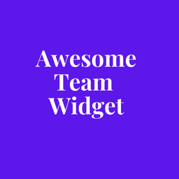 Awesome Team Widgets