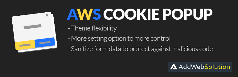 AWS Cookies Popup