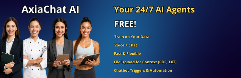 AxiaChat AI – Free AI Chatbot (Answers Customers Automatically)
