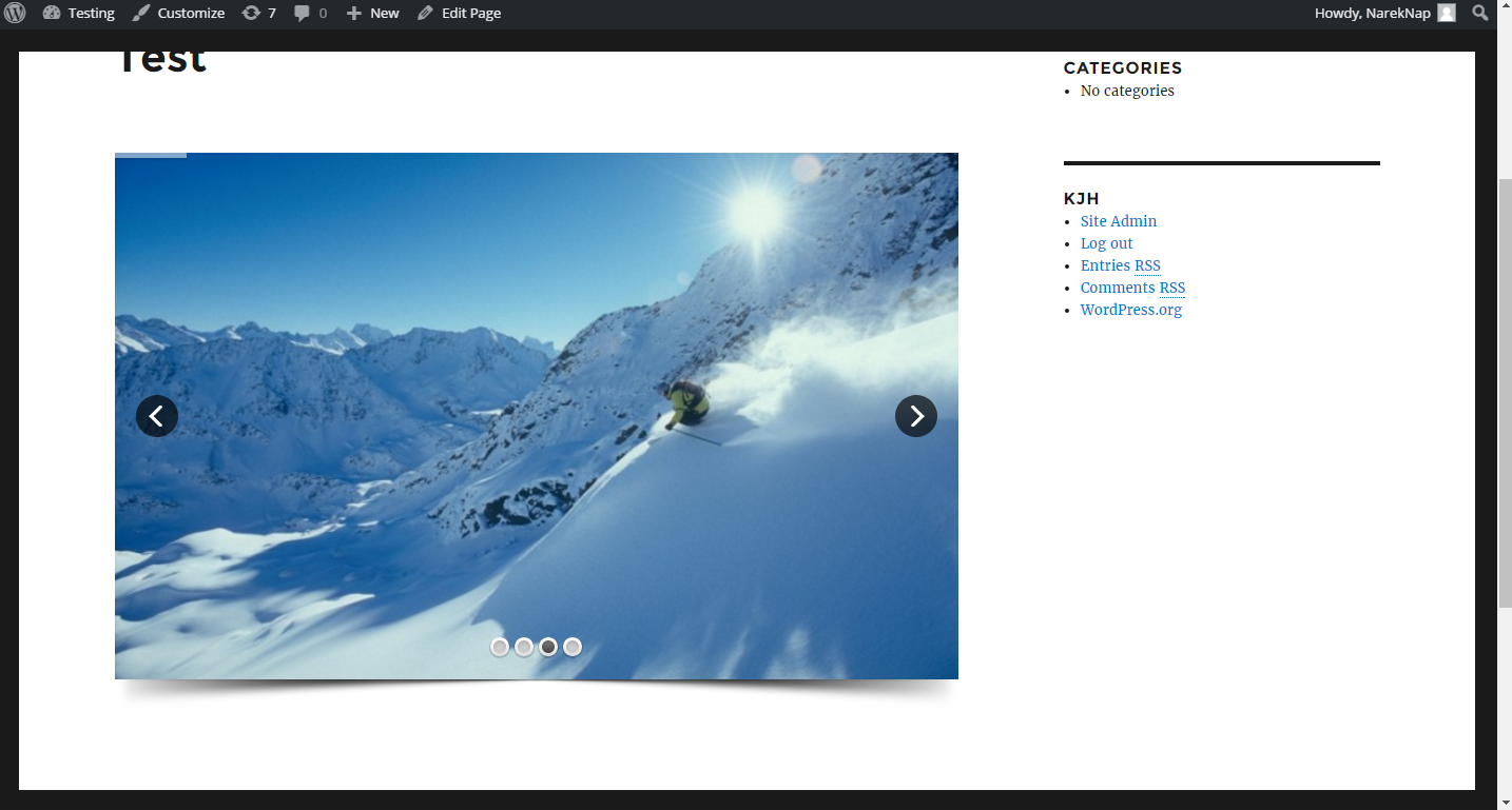 Ays image slider - site preview