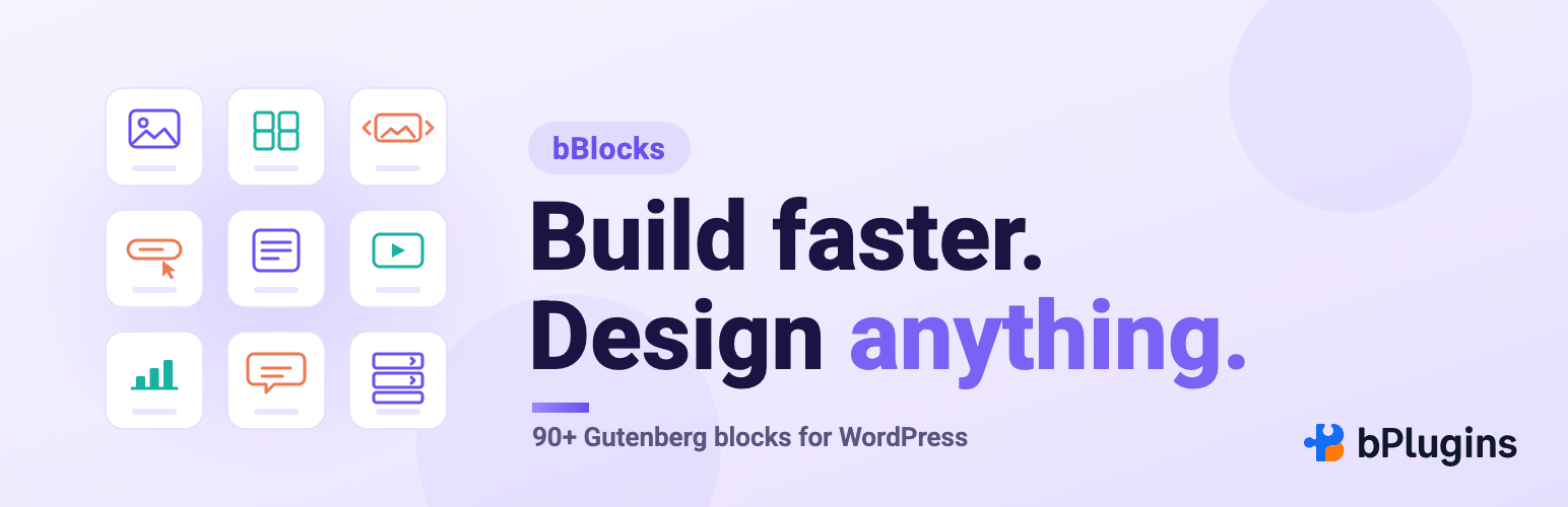 WordPress 外掛 bBlocks – Essential Gutenberg Blocks & Patterns Collection 的封面圖片