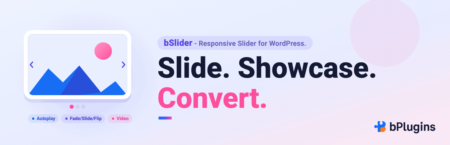 WordPress 外掛 bSlider – Create Responsive Image, Post, Product, and Video Sliders 的封面圖片