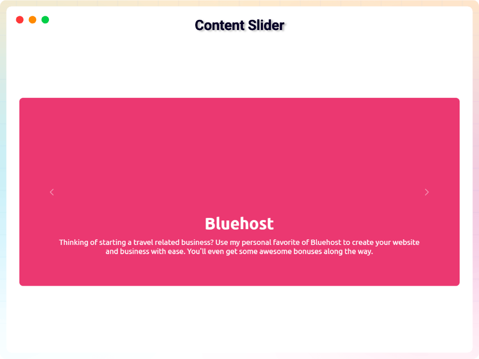 Content Slider