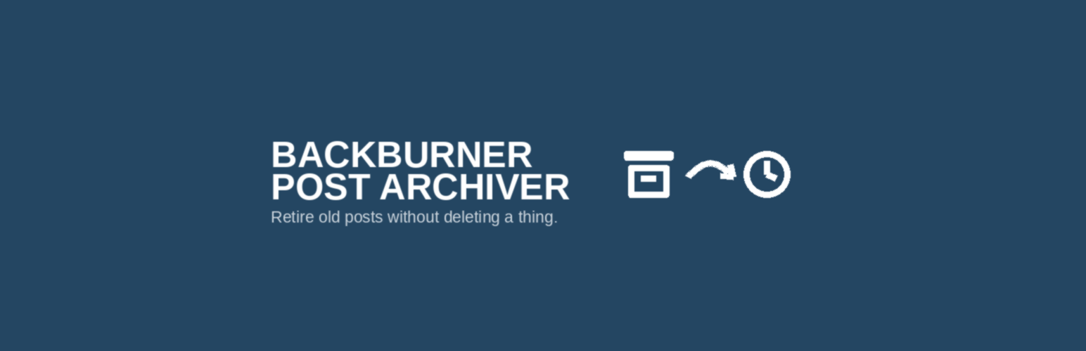 BackBurner Post Archiver