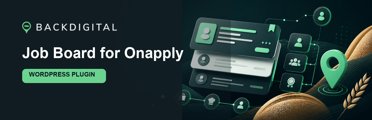 Backdigital Job Board for Onapply