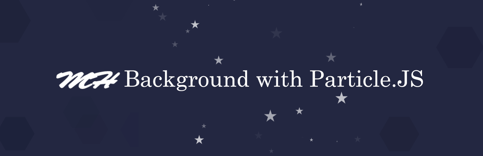 Background with Particle.js