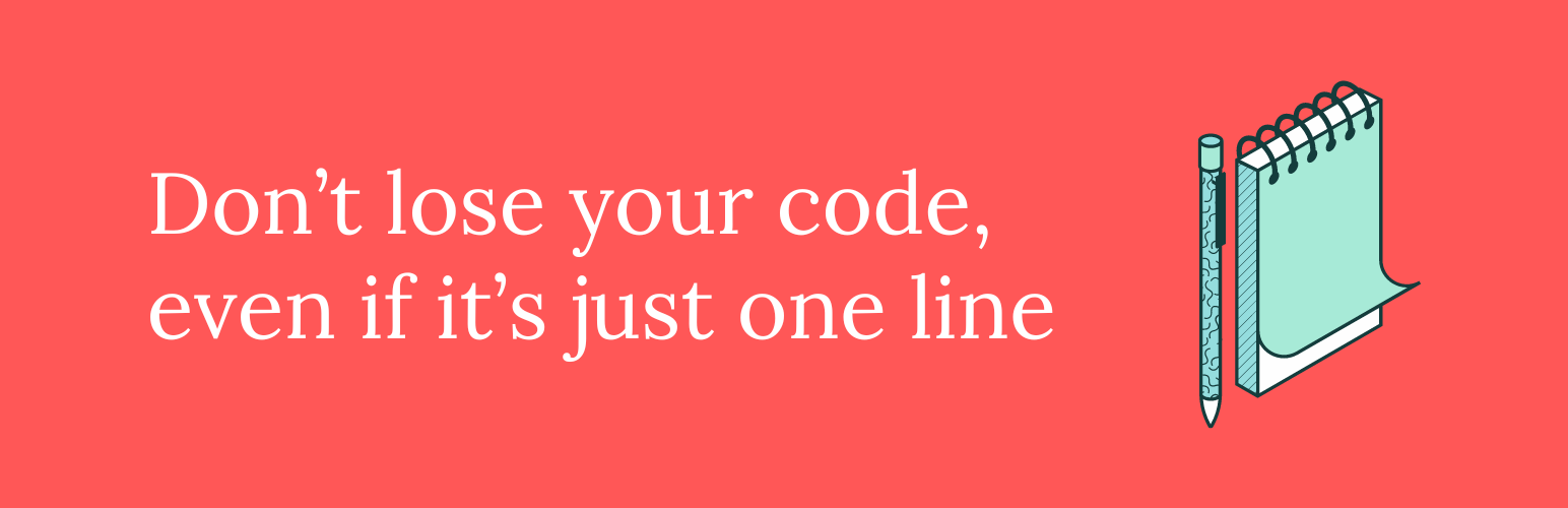 Backup Snippets – Restore Code Snippet Easily