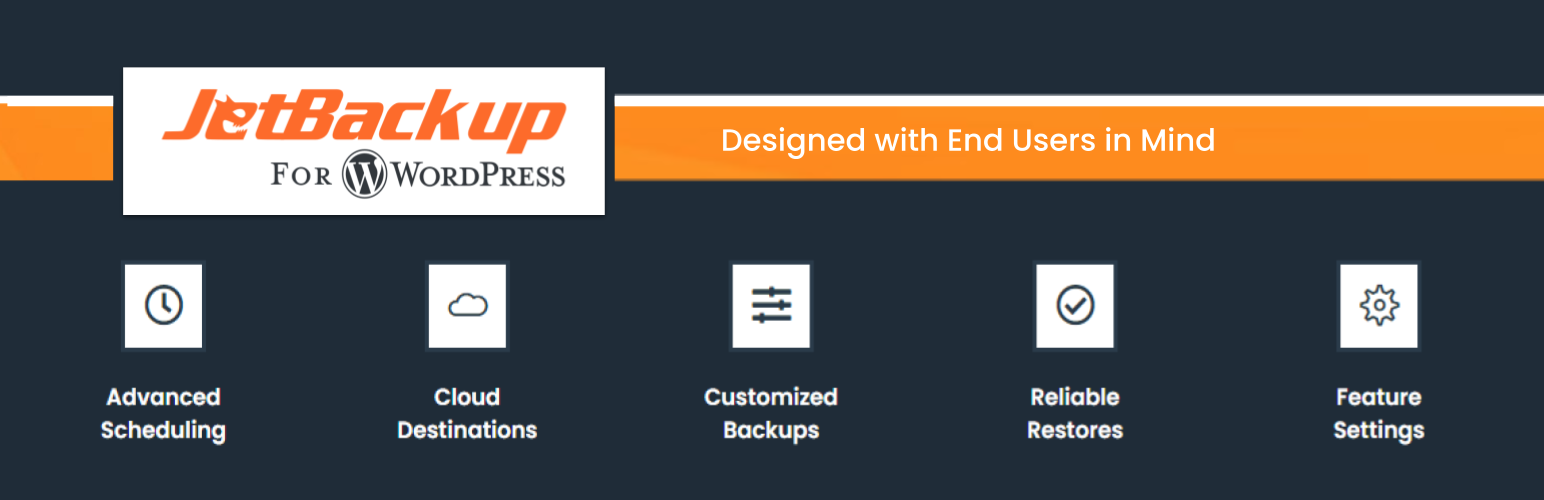 WordPress 外掛 JetBackup – WP Backup, Migrate & Restore 的封面圖片。