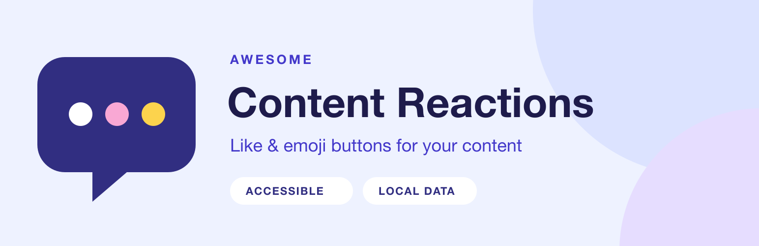 WordPress 外掛 Awesome Content Reactions 的封面圖片