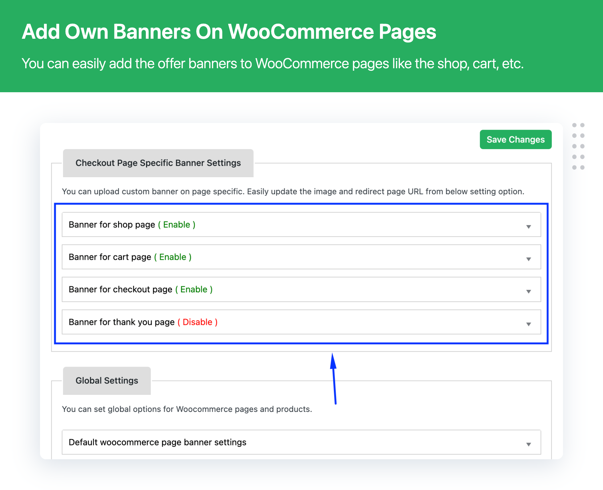 Banner Management For WooCommerce