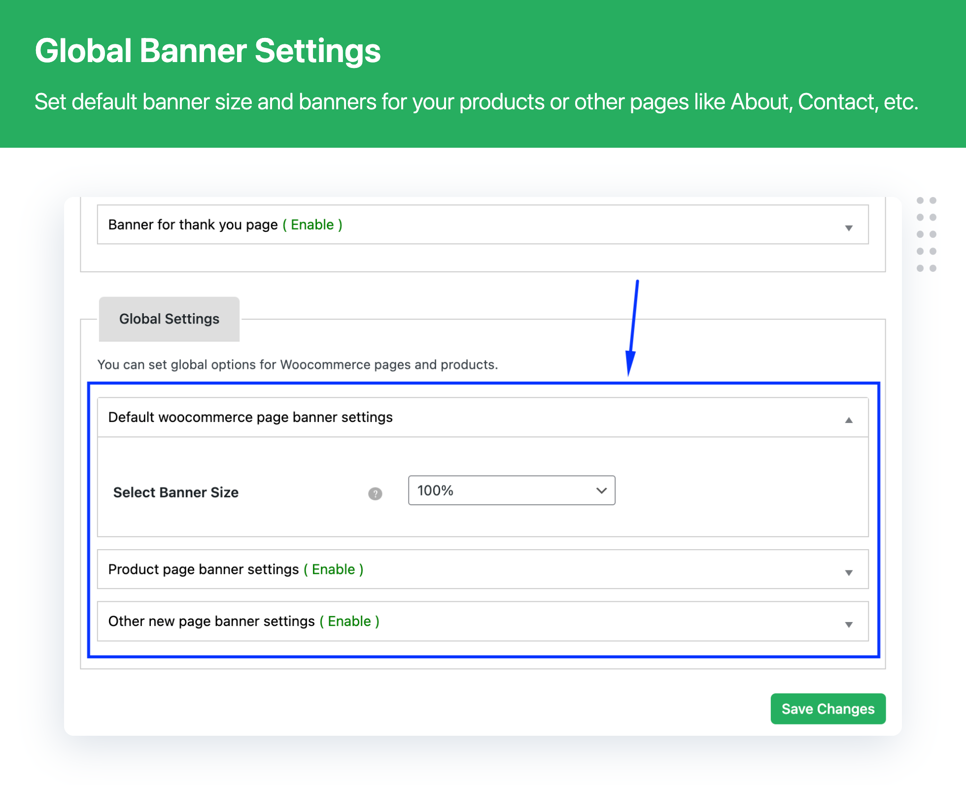 Banner Management For WooCommerce