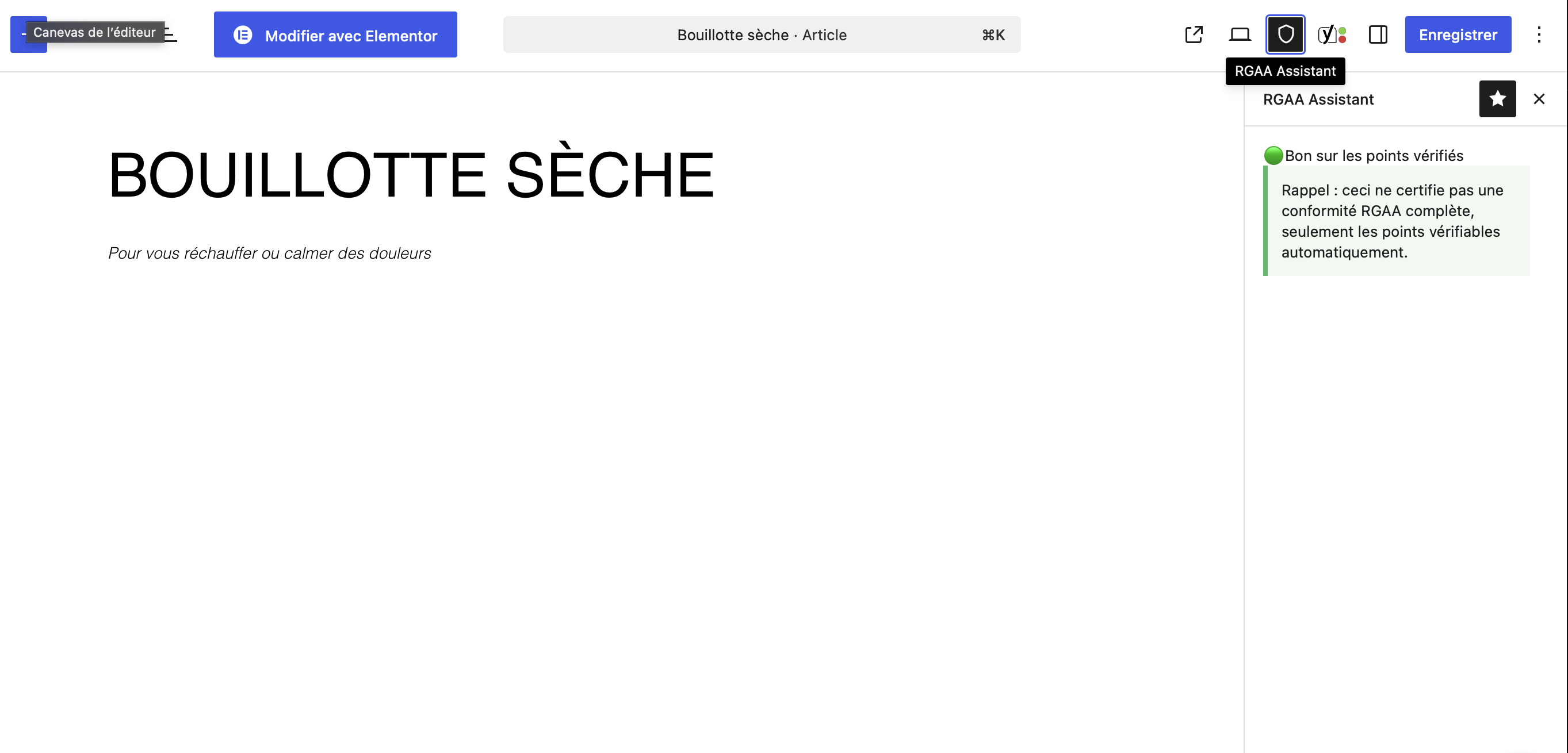 Guided question displayed directly under the relevant block
