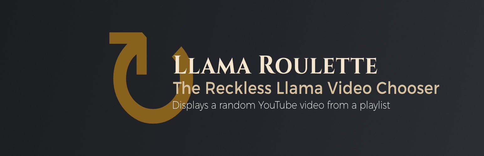 WordPress 外掛 BarkingLlama Roulette 的封面圖片
