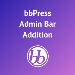 bbPress Admin Bar Addition