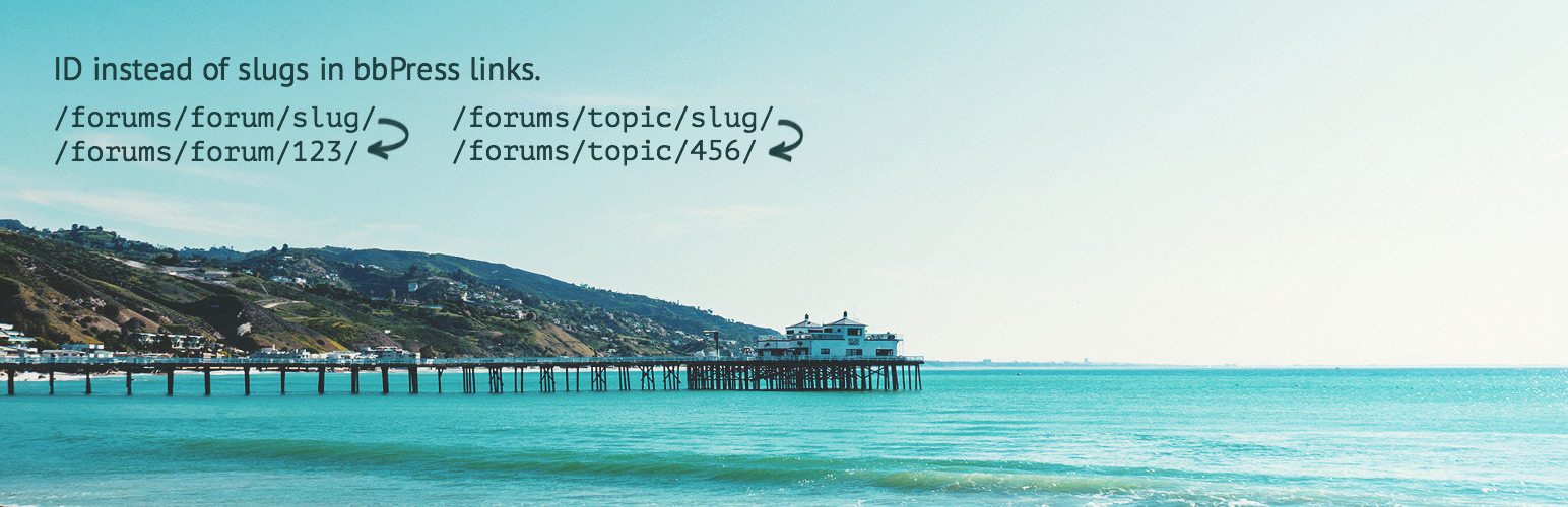 Permalinks with ID for bbPress