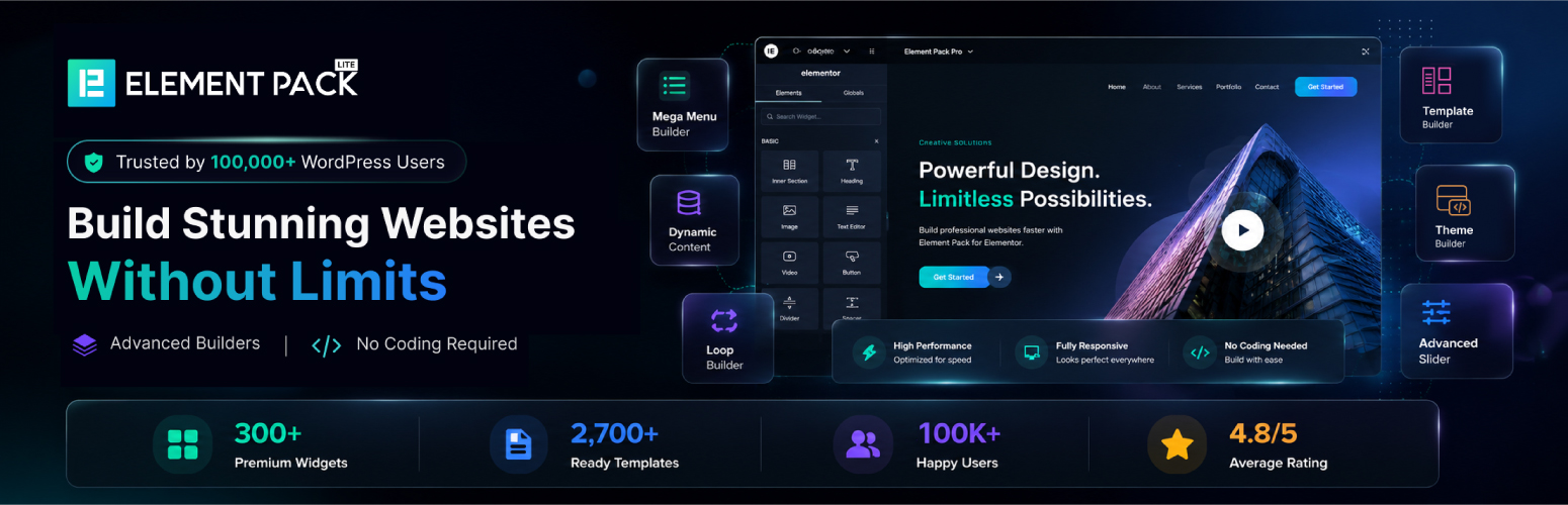 Element Pack – Widgets, Templates & Addons for Elementor
