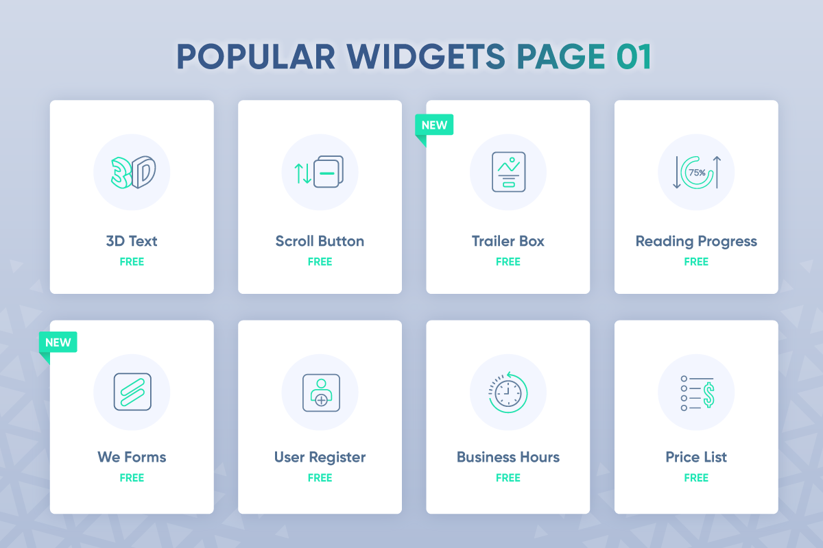 Popular Widget List 01