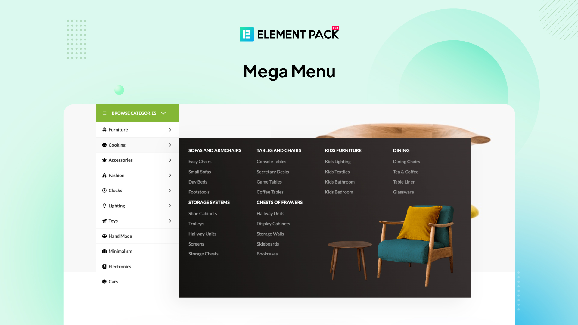 Mega Menu Builder Demo 01
