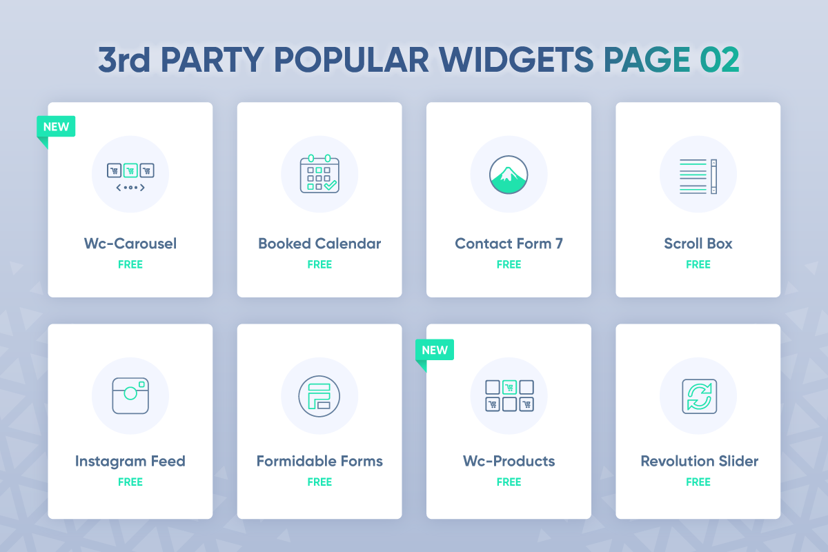 3rd Party Widgets List 02