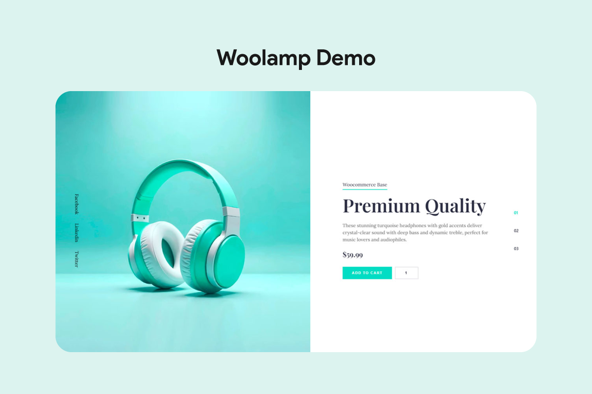 WooLamp Slider demo