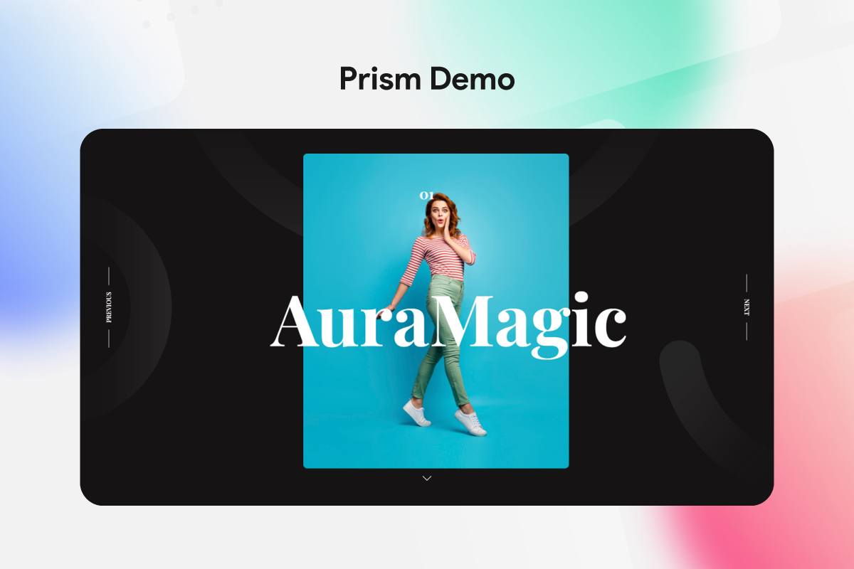 Prism Slider demo