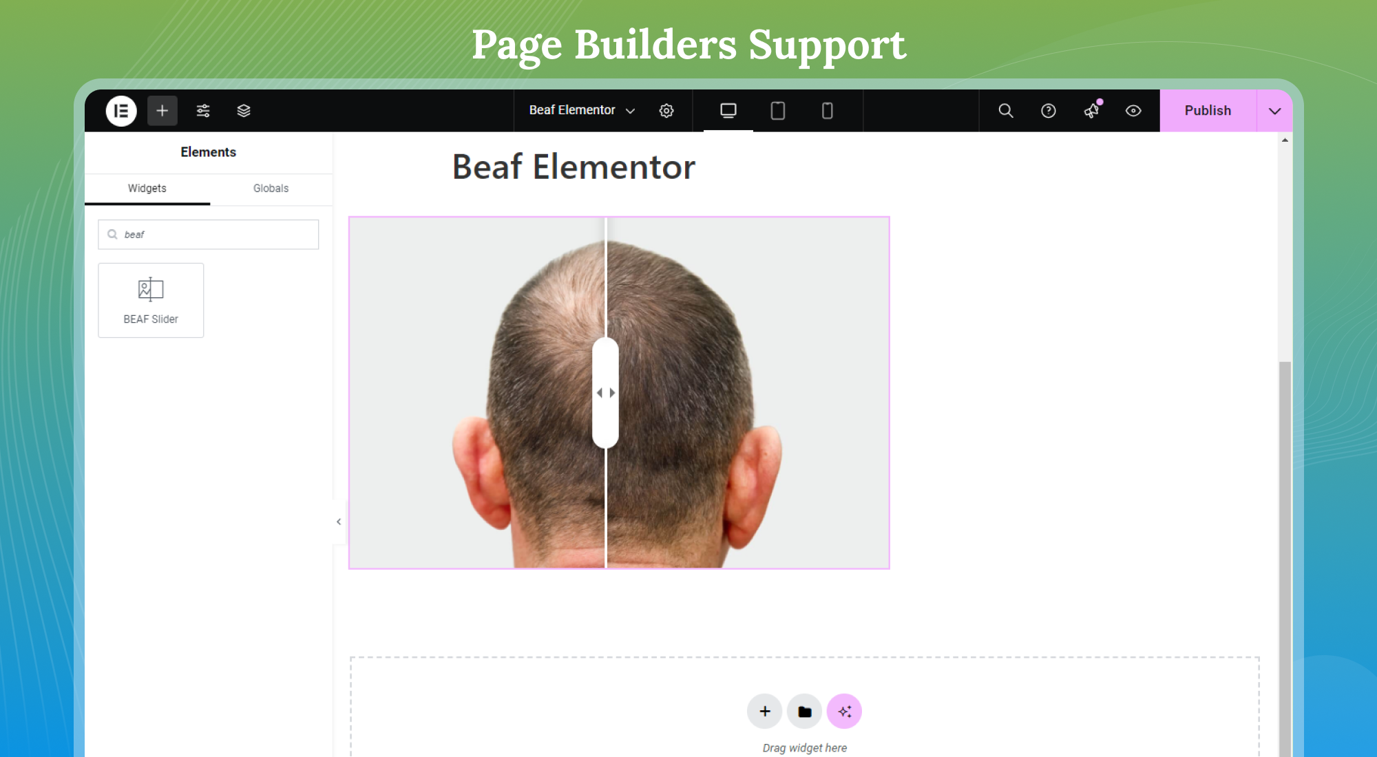 Page Builder Support