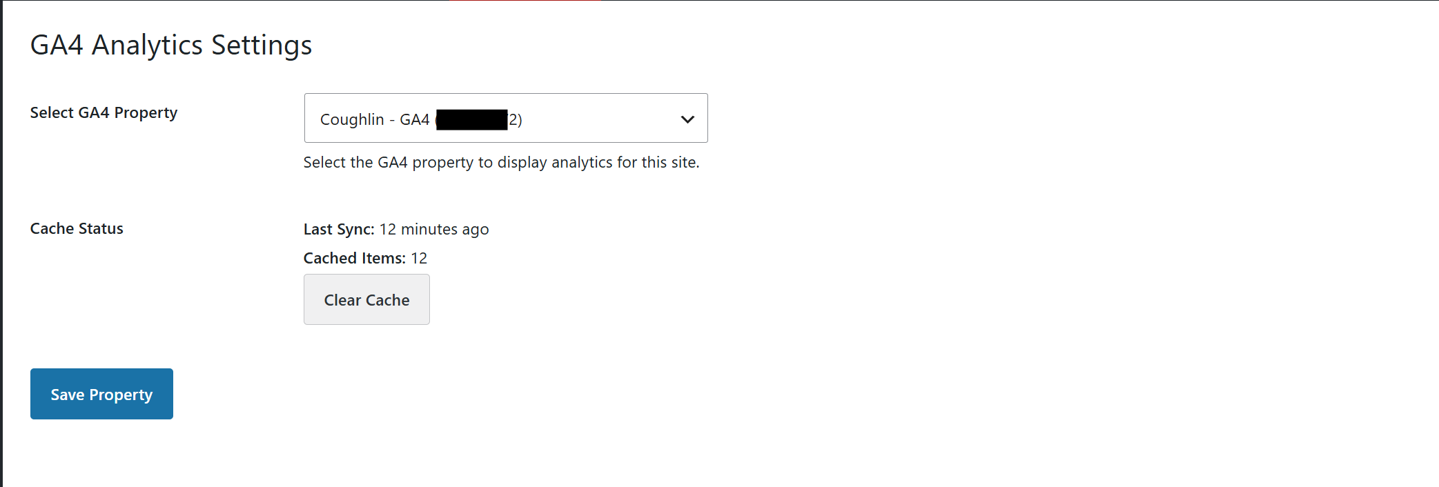 Assigning a GA4 property to a subsite in a multisite network